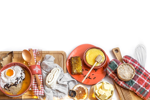 Stół z daniami kuchni domowej